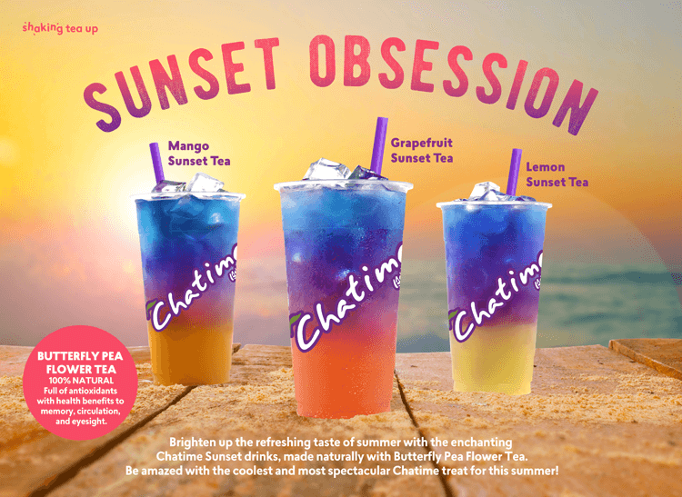Chatime Sunset Obsession Collection Mommy Peach